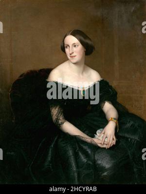 Retrato de una dama. Stockfoto