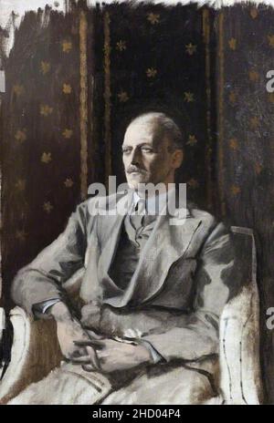 Rex Whistler - Charles Paget, 6th Marquess of Anglesey 1937. Stockfoto