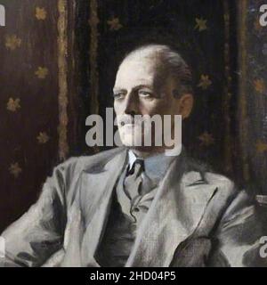 Rex Whistler - Charles Paget, 6th Marquess of Anglesey 1937 beschnitten. Stockfoto