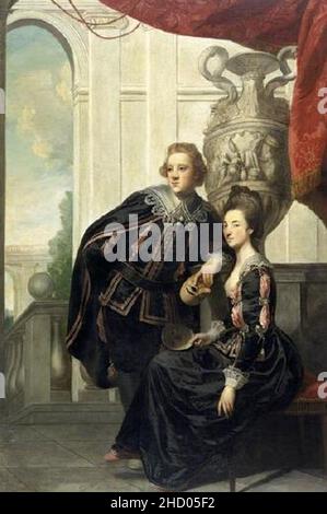 Reynolds, Sir Watkin und Lady Henrietta Williams-Wynn. Stockfoto