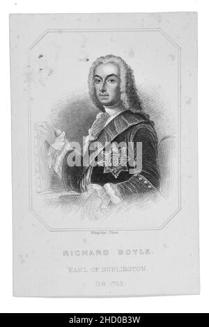 Richard Boyle 3rd Earl of Burlington. Stockfoto