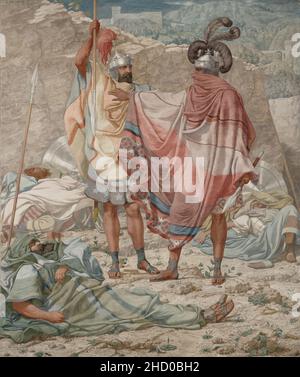 Richard Dadd - Mercy, David verspardet Sauls Leben Stockfoto