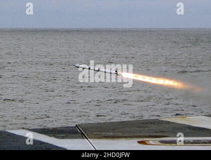 RIM-116 Rolling Airframe Missile. Stockfoto