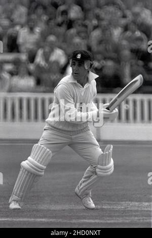 Mike Brearley (Captain), der für England, England gegen Neuseeland, Dritte Prüfung, Lord's Cricket Ground, London, England 24. - 28. August 1978 Stockfoto