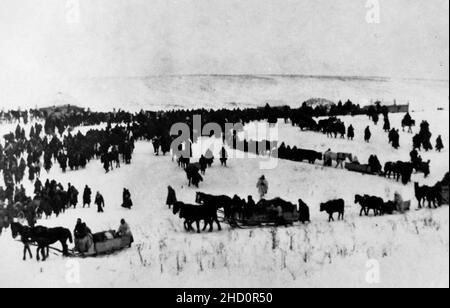 Ritirata ARMIR 2. Stockfoto