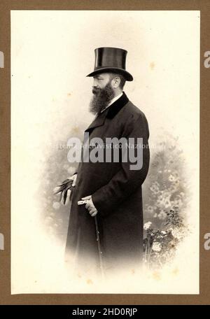 Ritratto di Ferdinando Maria Perrone, feine Sk XIX. Stockfoto