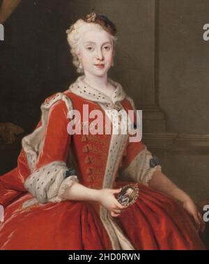 Ritratto di Maria Amalia di Sassonia - Madrid, Stockfoto