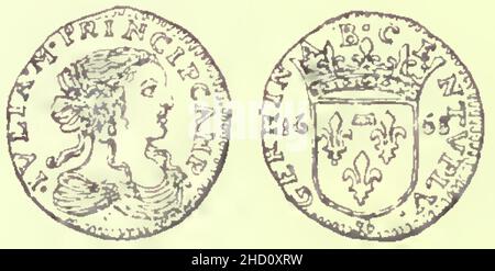 Rivista italiana di numismatica 1892 p046. Stockfoto