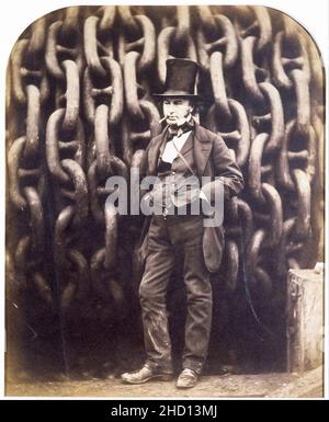 Robert Howlett - Isambard Kingdom Brunel und die Startketten des Großen Ostens Stockfoto