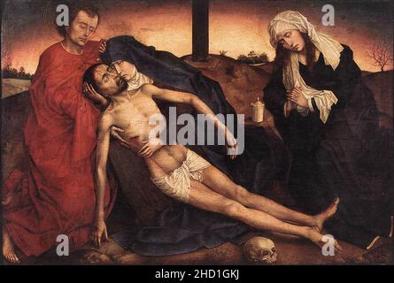 Rogier van der Weyden - Klage Stockfoto