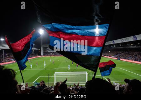 LONDON, ENGLAND - 01. JANUAR: Eine allgemeine Ansicht des Stadions und der Fans während des Premier League-Spiels zwischen Crystal Palace und West Ham United bei S Stockfoto