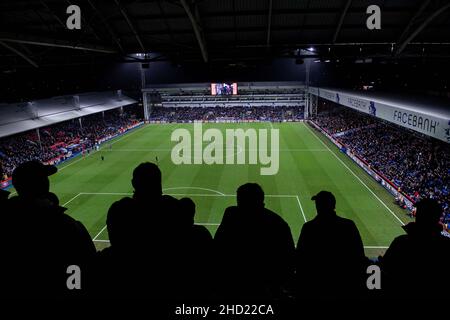 LONDON, ENGLAND - 01. JANUAR: Eine Gesamtansicht des Stadions während des Premier League-Spiels zwischen Crystal Palace und West Ham United in Selhurst P Stockfoto