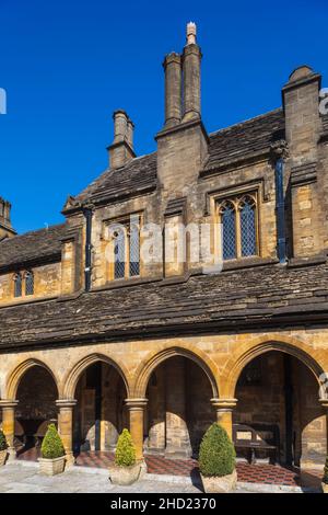 England, Dorset, Sherborne, St.Johns' Almshouse gegründet 1437 Stockfoto