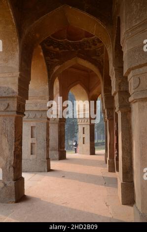 Torbogen des Grabes von Muhammad Shah Sayyid Stockfoto