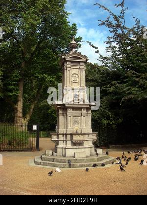 Philips Twells Memorial, Lincoln's Inn Fields, London, Großbritannien. Stockfoto