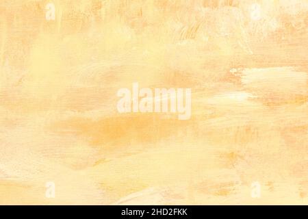 Cremefarbene abstrakte Malerei Hintergrund grunge gebeizt, Leinwand Textur Stockfoto