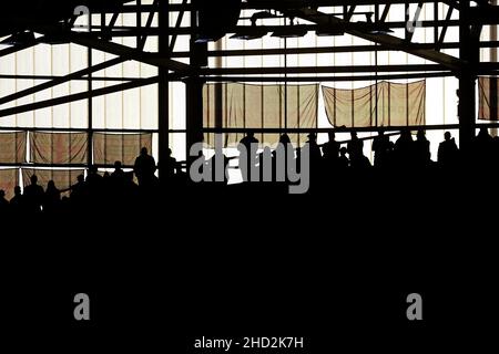 London, Großbritannien. 02nd Januar 2022. Fans von Brentford in London, Vereinigtes Königreich am 1/2/2022. (Foto von Ashley Crowden/News Images/Sipa USA) Quelle: SIPA USA/Alamy Live News Stockfoto