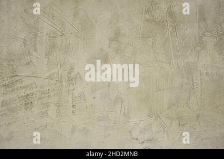 Beigefarbene venezianische Oberfläche Gipswand grungy Textur Stockfoto