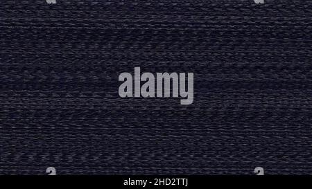 Einzigartiges Design Abstraktes Buntes Rauschen Glitch Videoschaden. Ein flackerndes, analoges TV-Signal. Weißes Rauschen Auf Schwarzem Glitch-Video-Schadenshintergrund. VHS RE Stockfoto