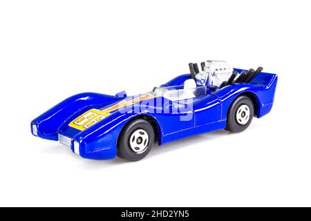 Lesney Products Matchbox Modell Spielzeugauto 1-75 Serie Nr. 61 Blauer Hai Stockfoto