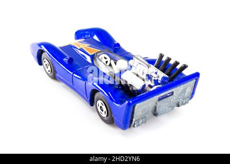 Lesney Products Matchbox Modell Spielzeugauto 1-75 Serie Nr. 61 Blauer Hai Stockfoto