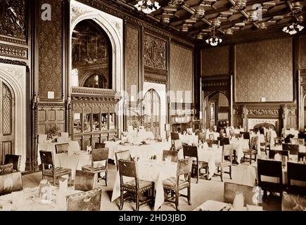 House of Commons Dining Room, viktorianische Zeit Stockfoto