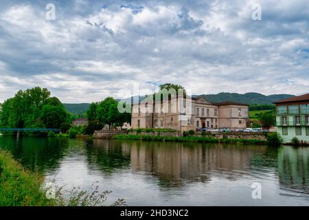 Salat bei Saint-Girons in Frankreich Stockfoto