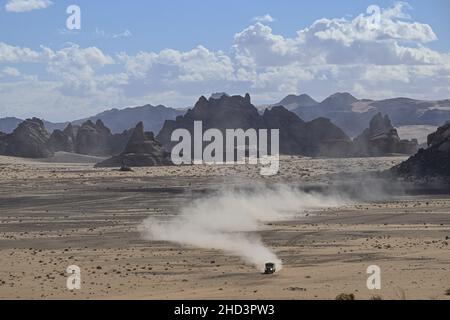 503 Macik Martin (cze), Tomasek Frantisek (cze), Svanda Dacid (cze), Big Shock Racing, Iveco Powerstart, T5 FIA Camion, Aktion während der Etappe 1B der Rallye Dakar 2022 um Hail, am 2nd. Januar 2022 in Hail, Saudi-Arabien - Foto: Gigi Soldano/DPPI/LiveMedia Stockfoto