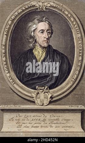 John Locke (1632-1704) englischer Philosoph Stockfoto