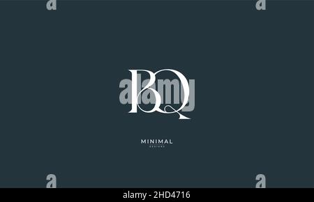 Buchstabensymbol BQ-Logo Stock Vektor