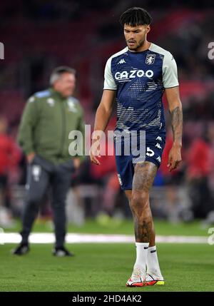 Tyrone Mings of Aston Villa - Southampton / Aston Villa, Premier League, St Mary's Stadium, Southampton, Großbritannien - 5th. November 2021 nur zur redaktionellen Verwendung – es gelten die Einschränkungen von DataCo Stockfoto