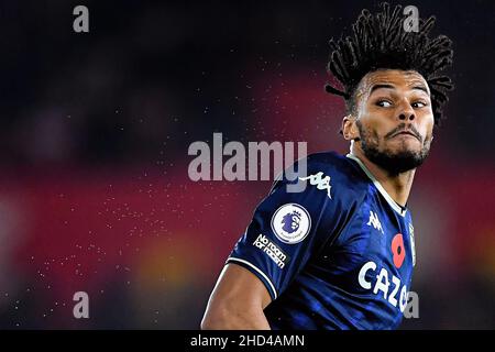 Tyrone Mings of Aston Villa - Southampton / Aston Villa, Premier League, St Mary's Stadium, Southampton, Großbritannien - 5th. November 2021 nur zur redaktionellen Verwendung – es gelten die Einschränkungen von DataCo Stockfoto