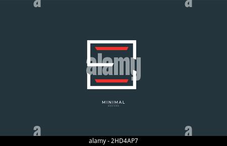 Buchstabensymbol Logo CE oder EC Stock Vektor