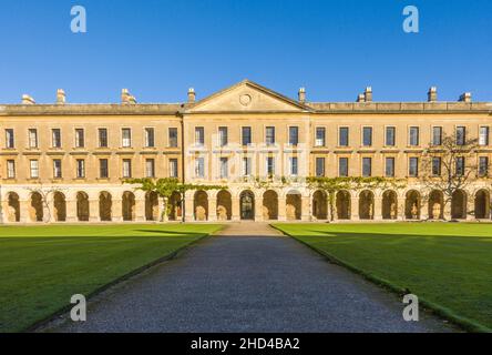 Magdalen College Neues Gebäude aus dem 18th. Jahrhundert in Oxford UK. November 2021 Stockfoto