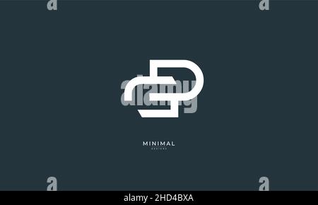 Buchstabensymbol Logo GD oder DG Stock Vektor