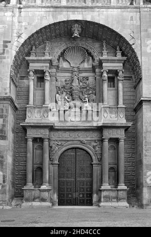 La Asunción Kirche. Almansa. Albacete. Castilla-La Mancha. Spanien. Stockfoto