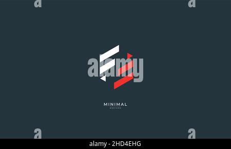 Buchstabensymbol FF Stock Vektor