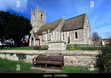 All Saints Church, Hartford Village, Cambridgeshire, England, Großbritannien Stockfoto