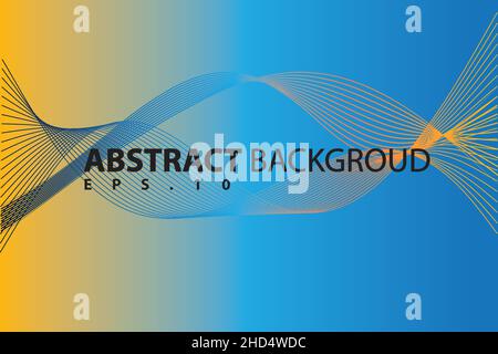 Hintergrundabstrakt mit blauer Mischung für Ihre Geschäftsvorlage Stock Vektor