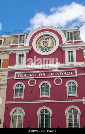 Teatro Da Trindade, Lissabon, Portugal, Südwesteuropa Stockfoto