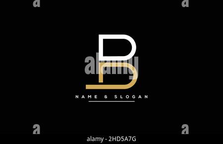 BD, DB Abstract Letters Logo Monogramm Stock Vektor