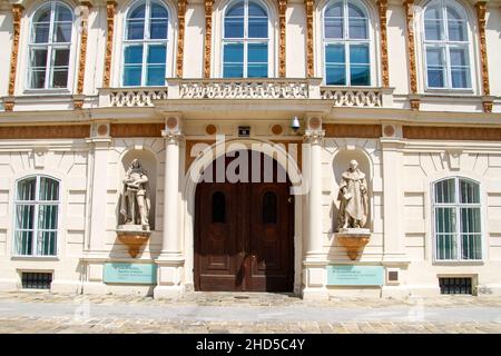 Wien, Österreich, 24. Juli 2021. Das Außenministerium ist zuständig für außenpolitische Fragen, Vertretung der Österreichischen Republik Stockfoto