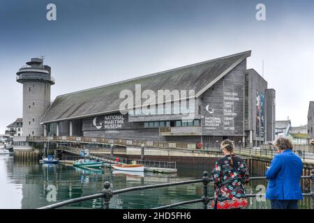 Das preisgekrönte National Maritime Museum in Falmouth in Cornwall. Stockfoto