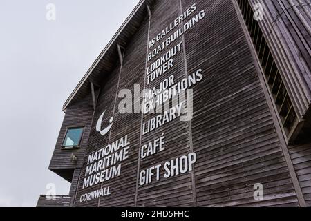 Das preisgekrönte National Maritime Museum in Falmouth in Cornwall. Stockfoto