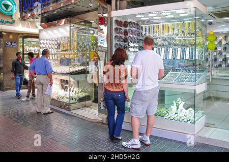 Diera Gold Souk, Deira, Dubai, Vereinigte Arabische Emirate Stockfoto