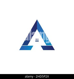 Abstraktes Logo Mit „House Arrow“-Logo Stock Vektor