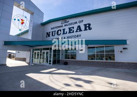 National Museum of Nuclear Science & History in Albuquerque, New Mexico. Früher als National Atomic Museum bezeichnet. Stockfoto