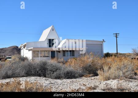 Ferienimmobilie in der Nähe von Stewart's Point Campground am Overton Arm von Lake Mead, Nevada, USA. Stockfoto