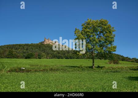 Schloss Hohenzollern bei Bisingen in den schwäbischen alpen, Deutschland Stockfoto