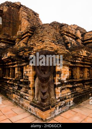 Ruinen meines Sohnes, die historische Stätte des alten Champa-Königreichs - Da Nang, Vietnam Stockfoto